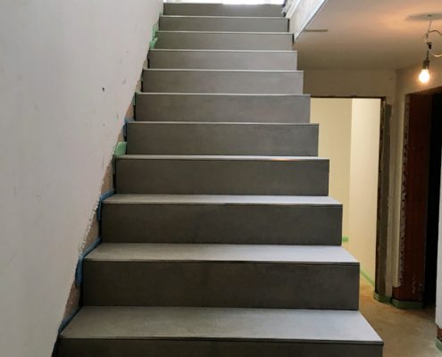 Fliesenarbeiten im Innenbereich: Treppen